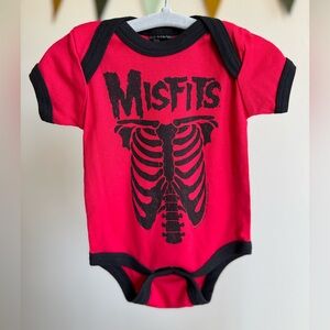 NWOT MISFITS | Red and Black Onesie